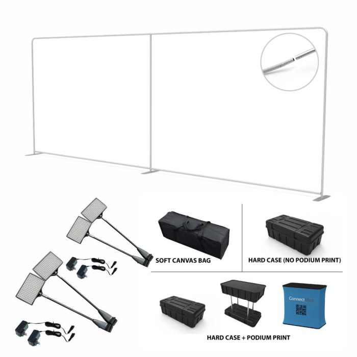 20 ft Straight Tension Fabric Display