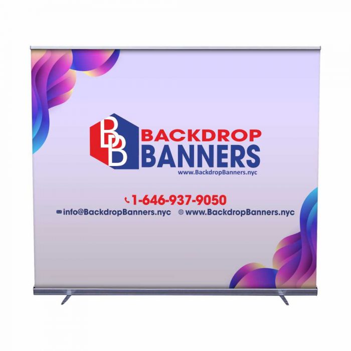 8 ft Retractable Banner Stand NYC
